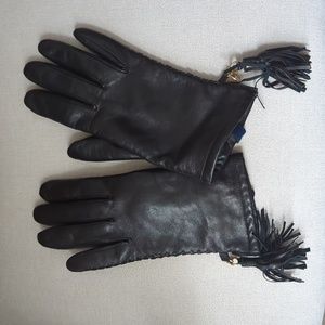 Cole Haan Lambskin leather gloves small